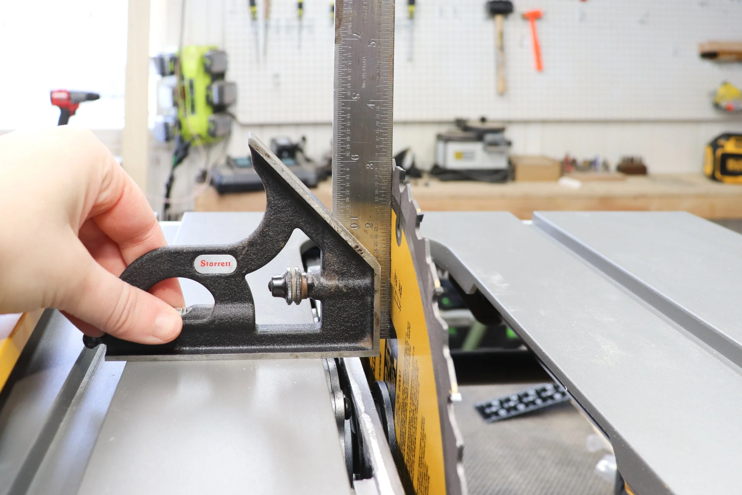 Setting Up the DEWALT 10 Job Site Table Saw 3x3 Custom